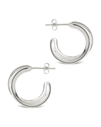 Kassidy Double Curve Bold Hoops