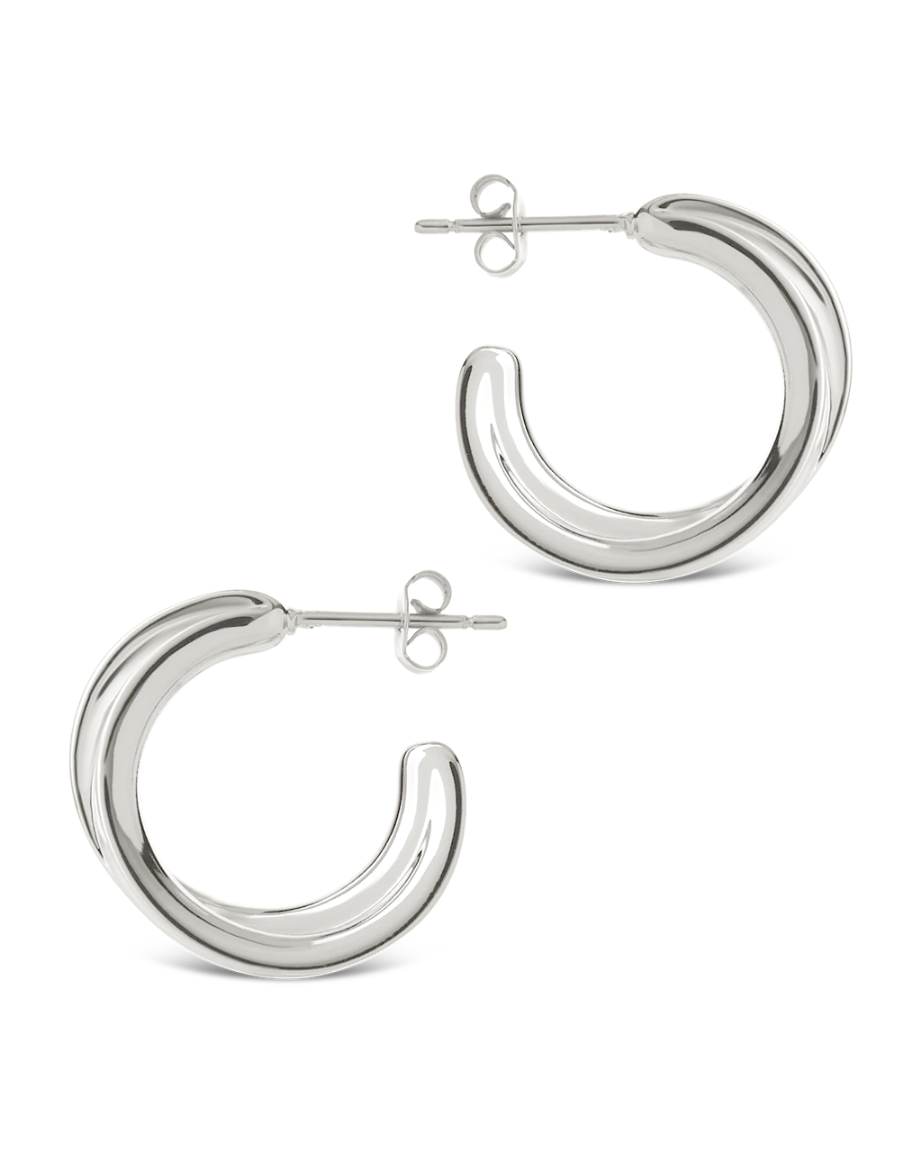 Kassidy Double Curve Bold Hoops