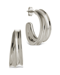 Kassidy Double Curve Bold Hoops