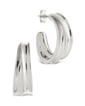 Kassidy Double Curve Bold Hoops