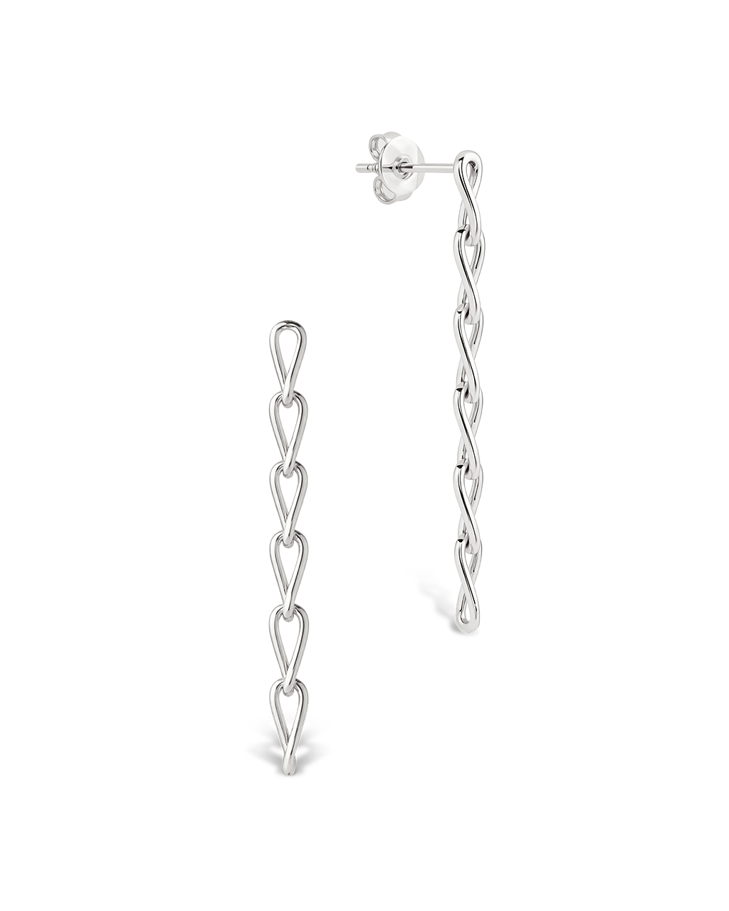 Winter Polished Drop Earrings