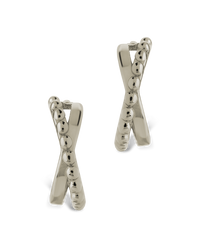 Hinged Hoop Huggie Earrings