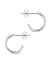 Hinged Hoop Huggie Earrings