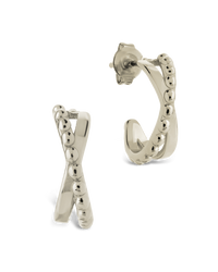 Hinged Hoop Huggie Earrings
