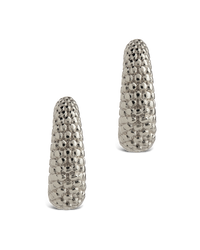Twisted Ribbed Hoop Earrings