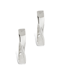 Wide Tube Hoop Earrings