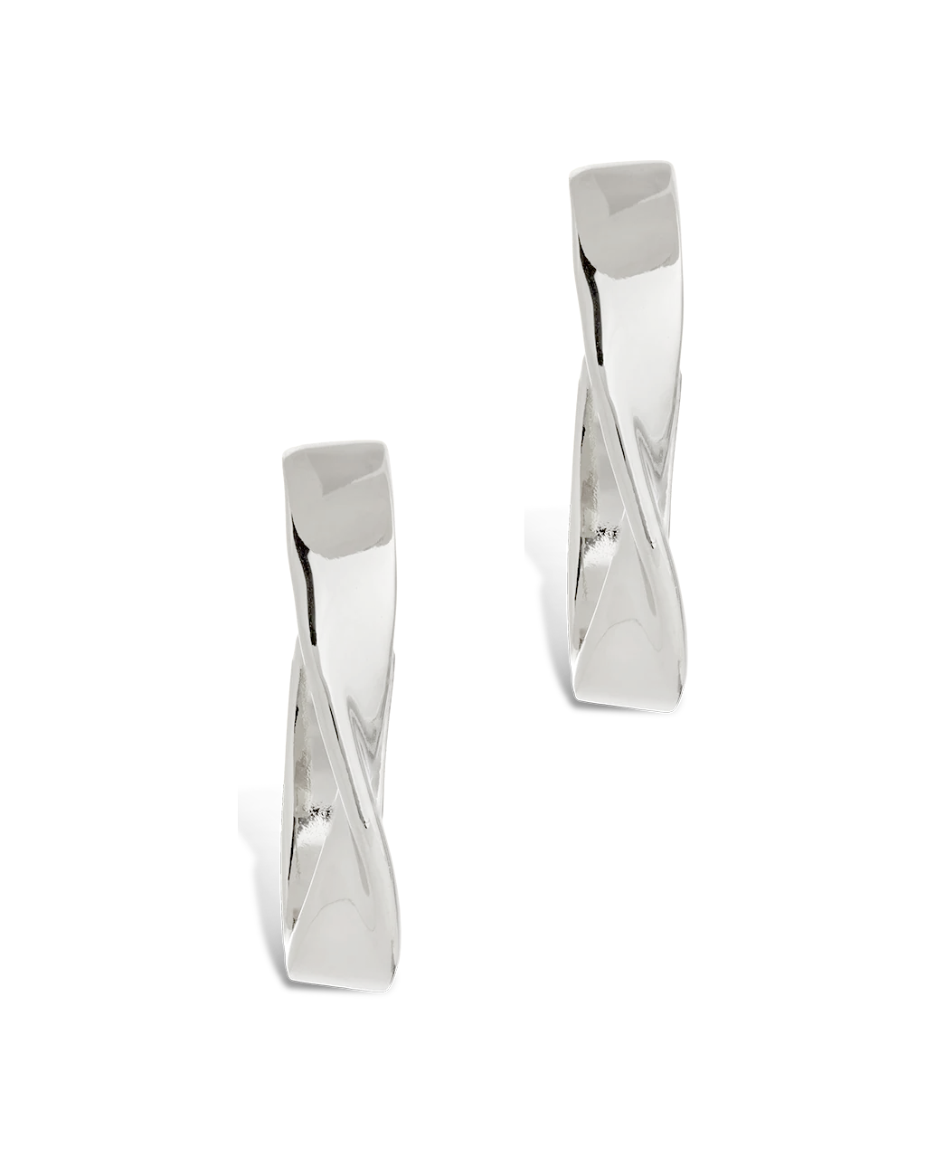 Wide Tube Hoop Earrings