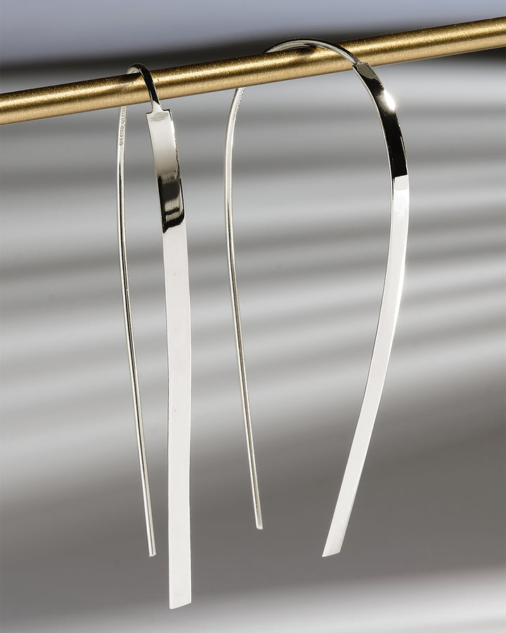 Sterling Silver Bar Threader Earrings