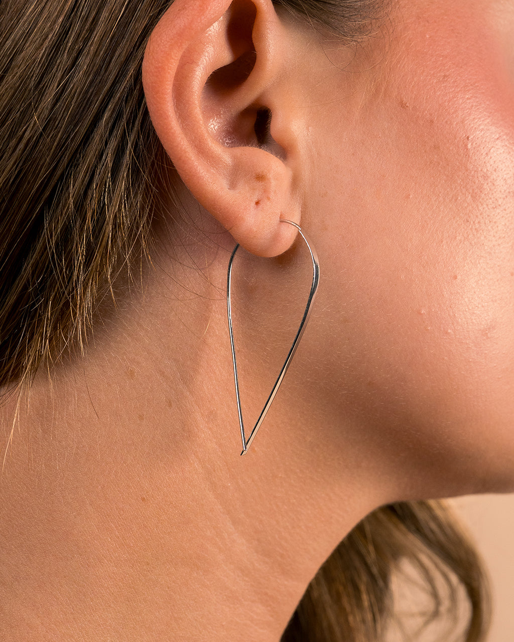 Sterling Silver Bar Threader Earrings