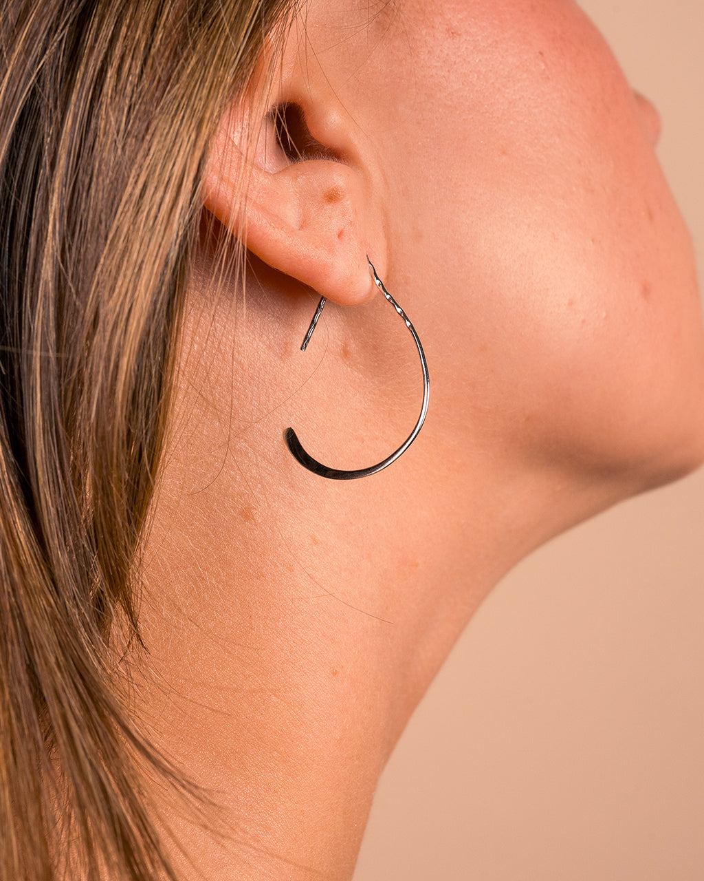 Sterling Silver Teardrop Threader Earrings