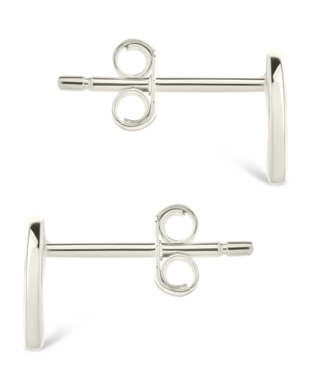 Sterling Silver Peace Sign Studs - Sterling Forever