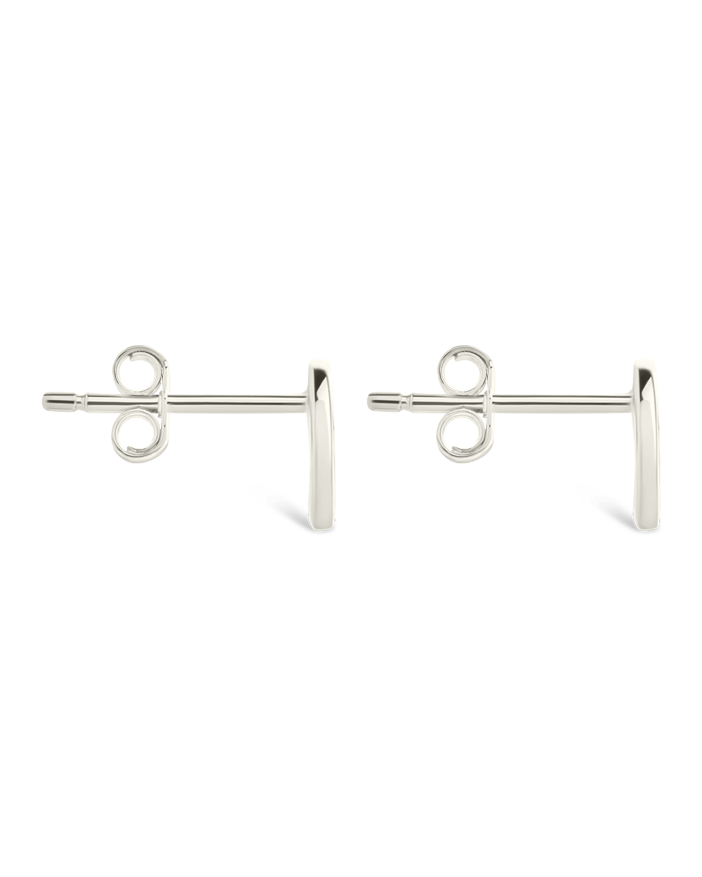 Sterling Silver Peace Sign Studs - Sterling Forever