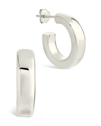Sterling Silver Marisa Polished Stud Earrings - Sterling Forever
