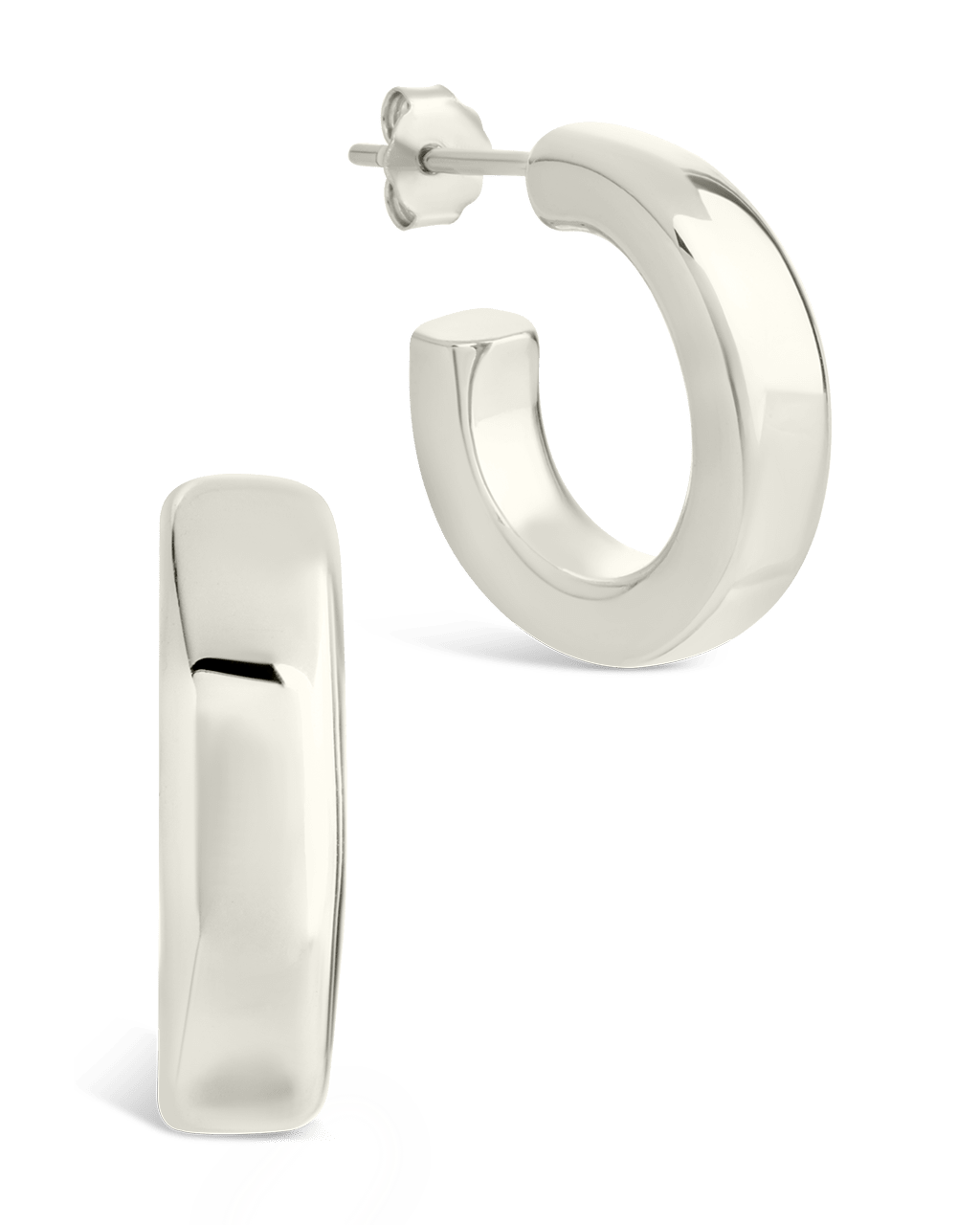 Sterling Silver Marisa Polished Stud Earrings - Sterling Forever