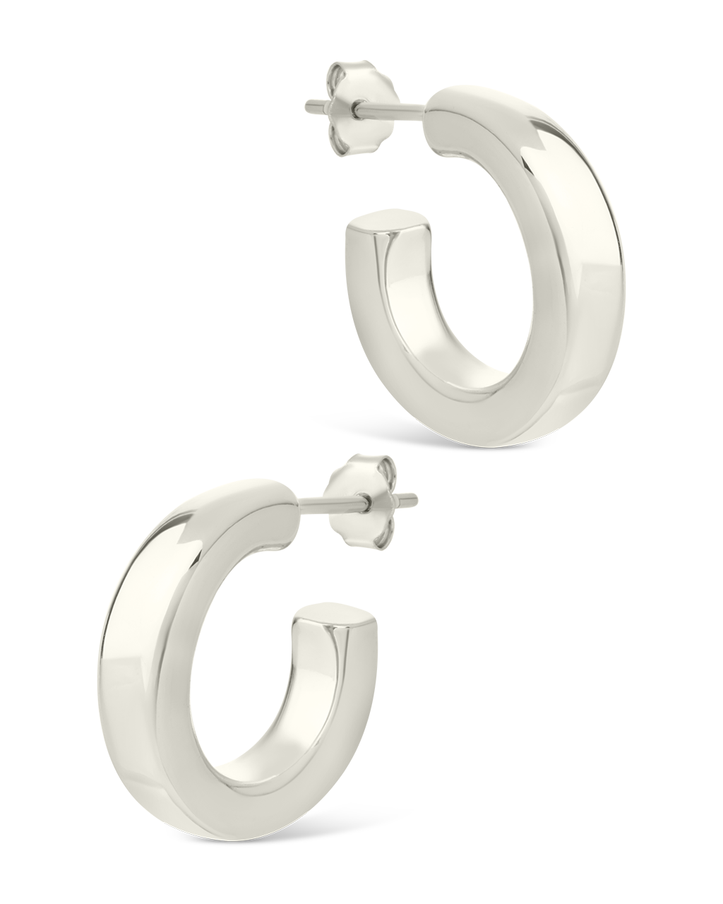 Sterling Silver Marisa Polished Stud Earrings