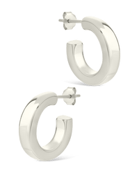 Sterling Silver Marisa Polished Stud Earrings - Sterling Forever