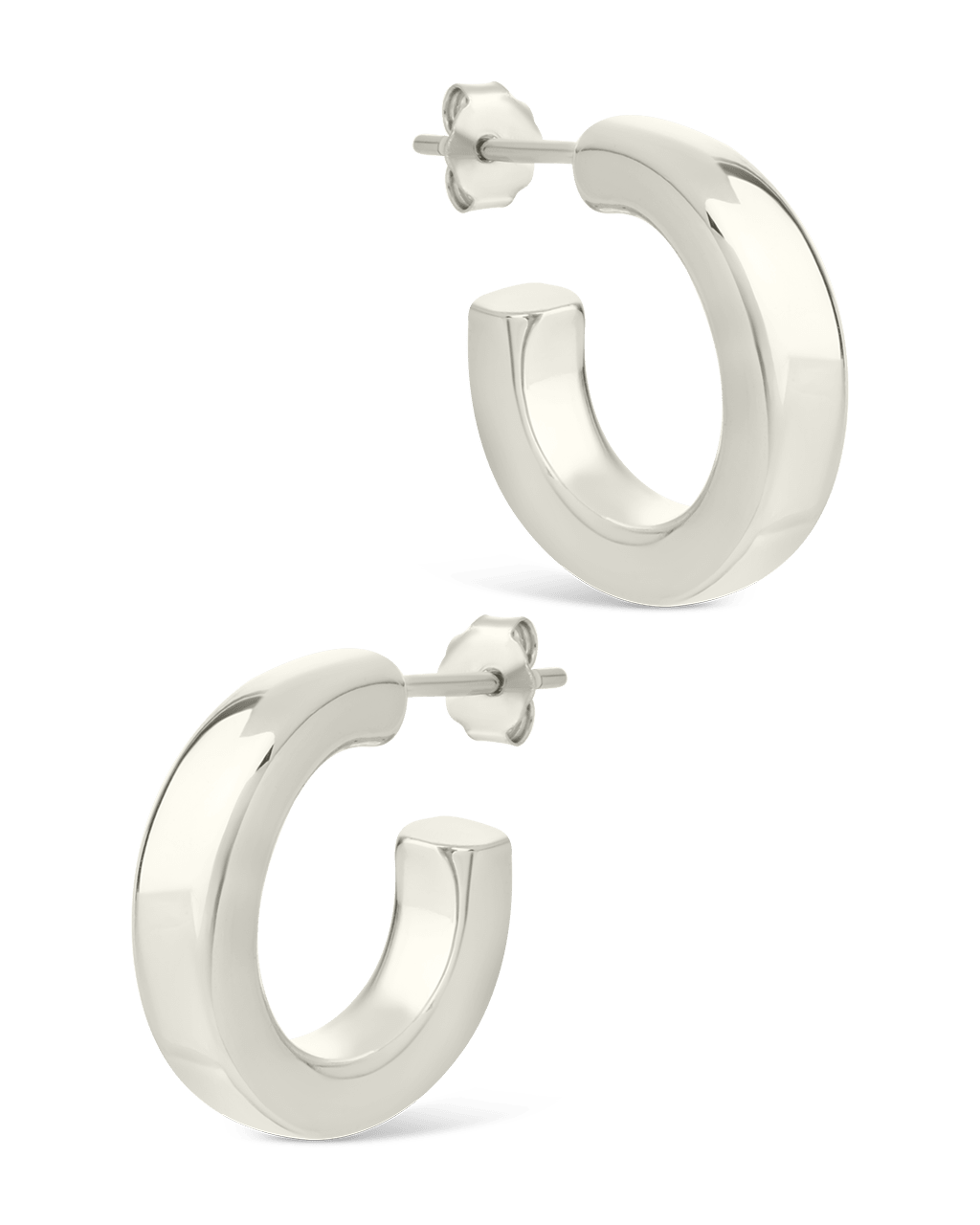 Sterling Silver Marisa Polished Stud Earrings - Sterling Forever