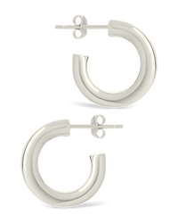 Sterling Silver Marisa Polished Stud Earrings - Sterling Forever
