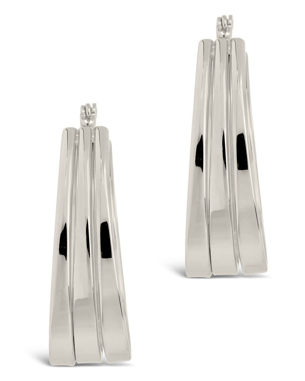 Aerin Hoops Earring Sterling Forever 