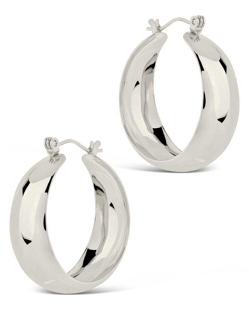 Hazel Hoops Earring Sterling Forever 