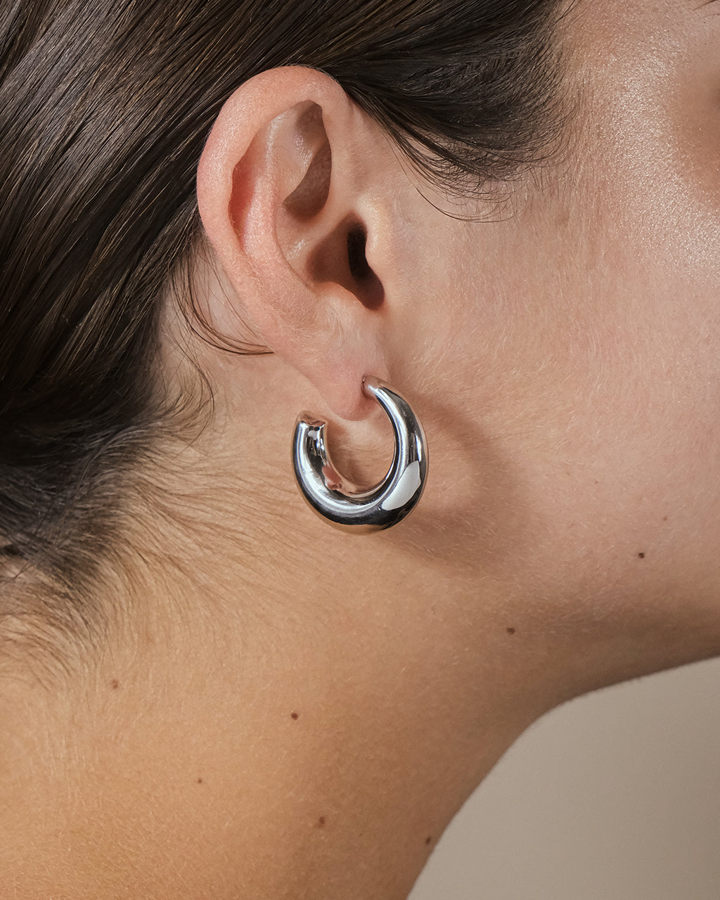 Coco Tube Hoop Earrings