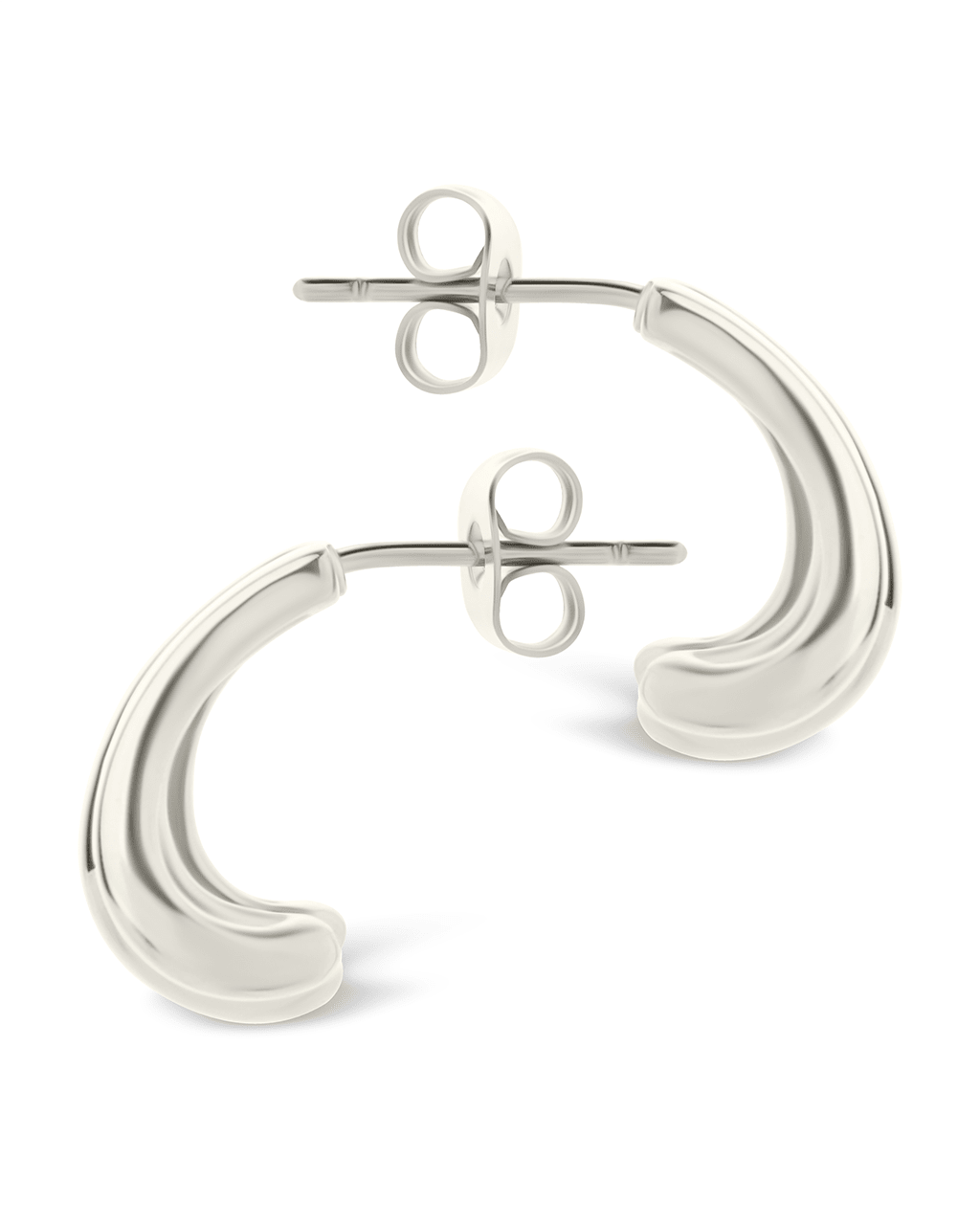 Triple Row Beatrix Statement Hoop - Sterling Forever