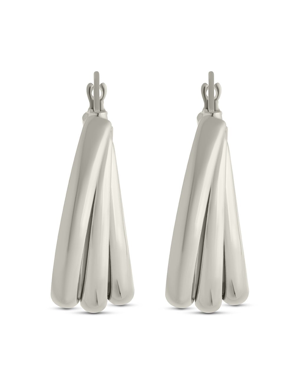 Triple Circle Lilibet Hoops - Sterling Forever