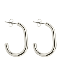 Double Prong Vienna Hoop - Sterling Forever