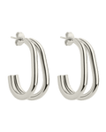 Double Prong Vienna Hoop - Sterling Forever