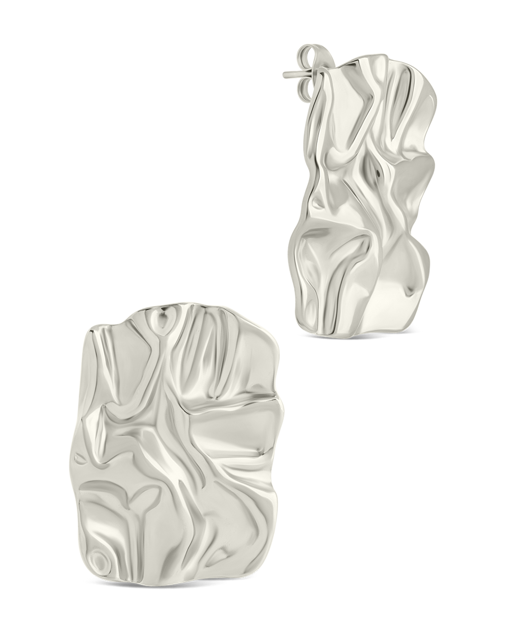 Molten Metal Callan Square Statement Studs