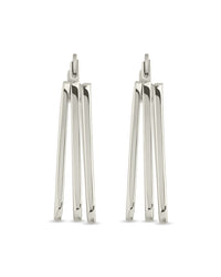 Belinda Textured Square Earrings - Sterling Forever