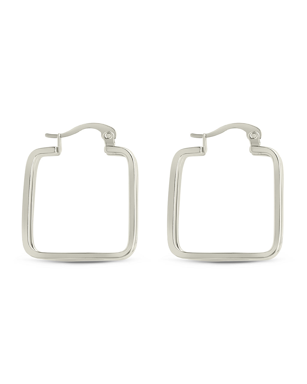 Belinda Textured Square Earrings