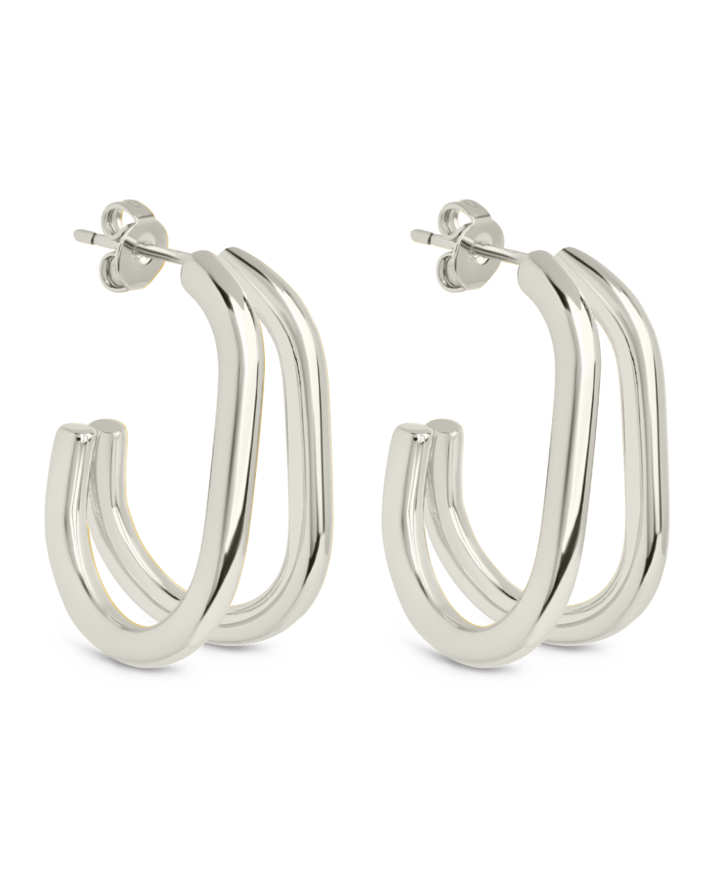 Elliana Suspender Stud Earrings - Sterling Forever