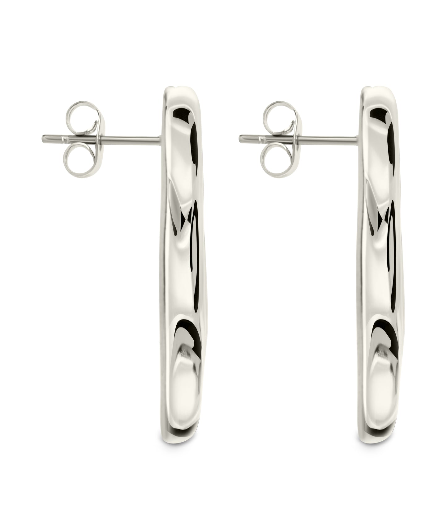 Monet Molten Metal Bar Stud Earrings