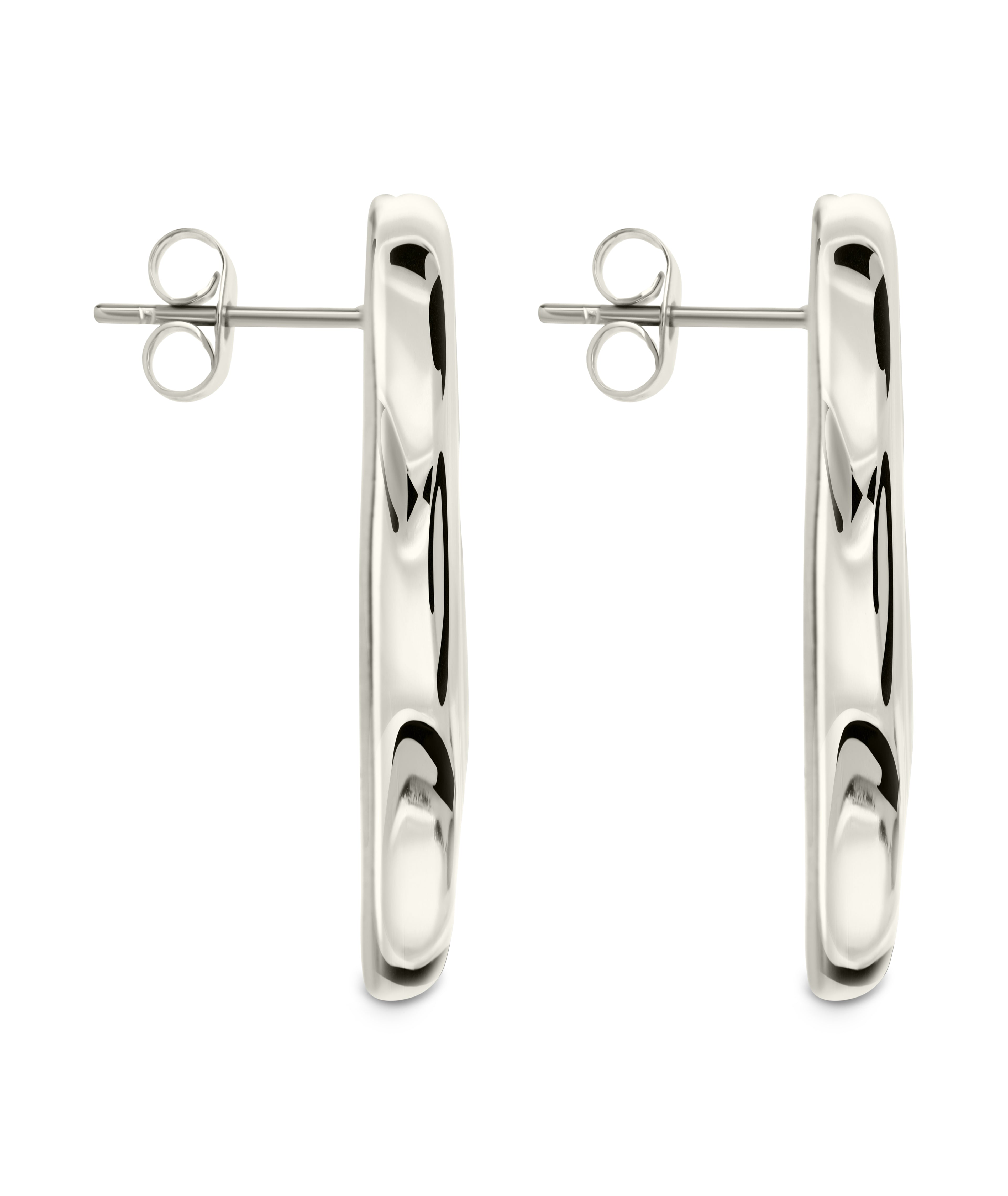 Monet Molten Metal Bar Stud Earrings - Sterling Forever