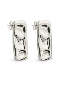 Monet Molten Metal Bar Stud Earrings - Sterling Forever