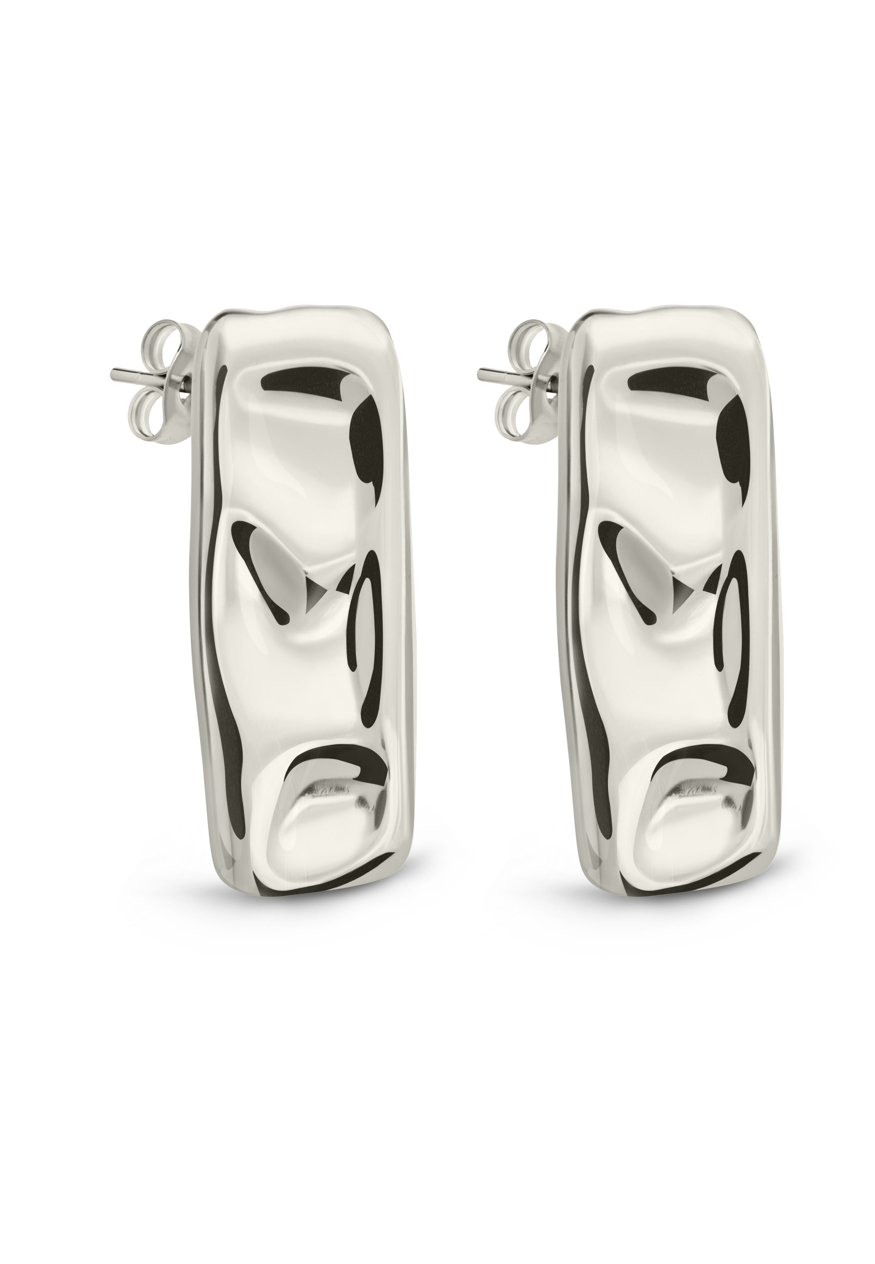 Monet Molten Metal Bar Stud Earrings - Sterling Forever