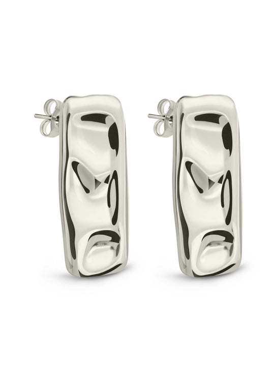 Monet Molten Metal Bar Stud Earrings