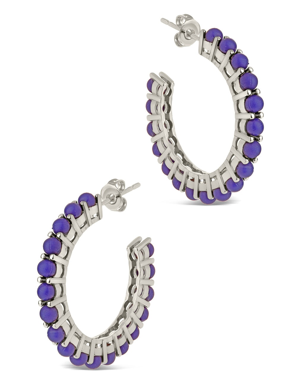 Noella Hoops Earring Sterling Forever 