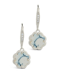 Rose Petal Short Drop Earrings Earring Sterling Forever 