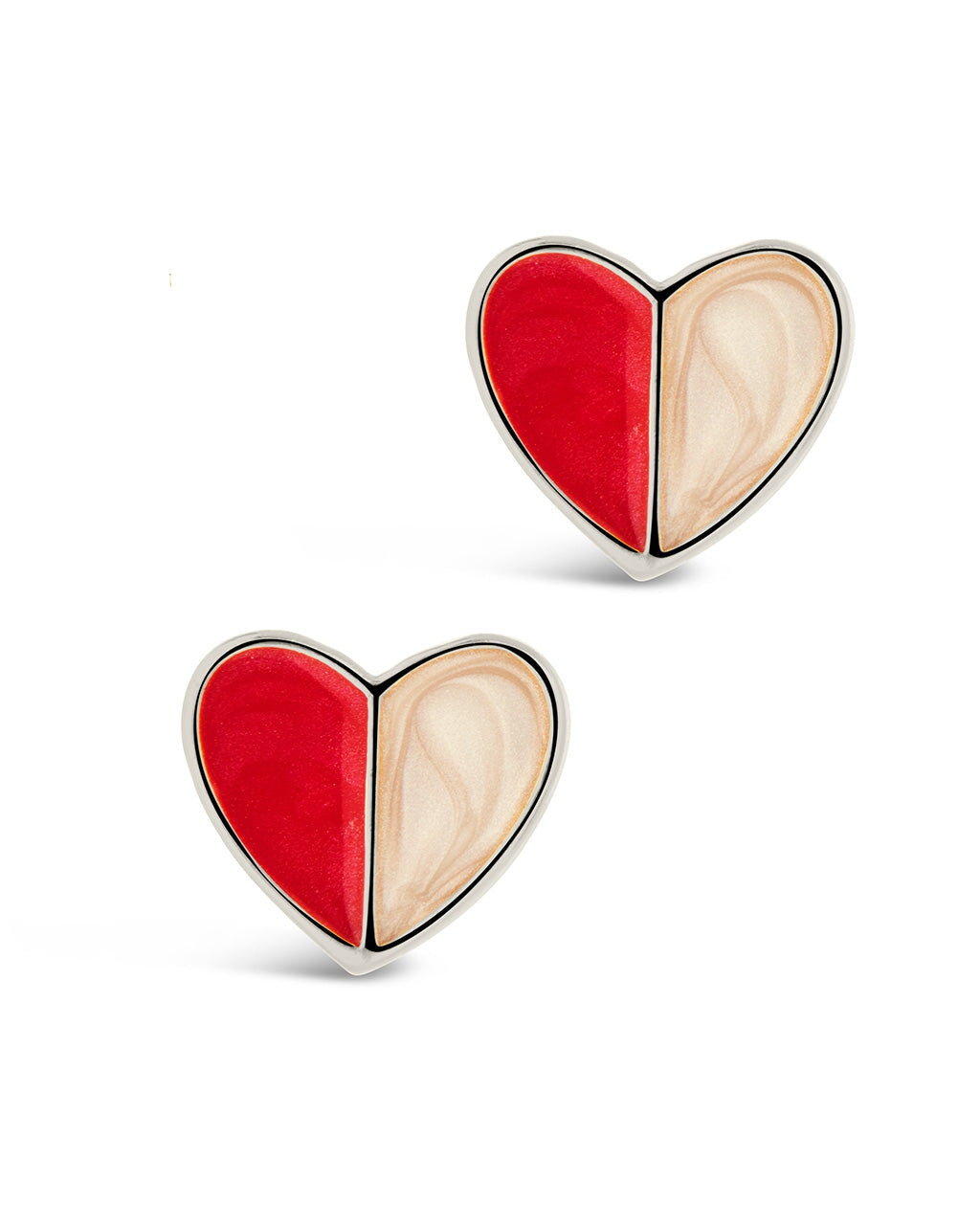 Queen of Hearts Studs Earring Sterling Forever 