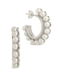 Pearl Bubble Hoop Earrings - Sterling Forever
