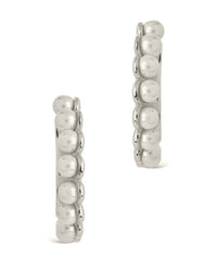 Pearl Bubble Hoop Earrings - Sterling Forever