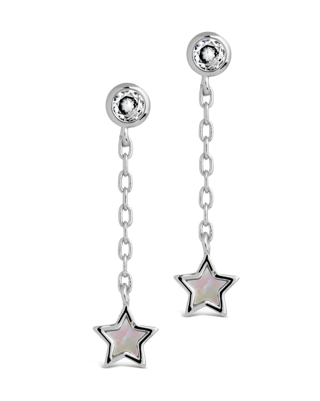 Deja Drop Studs Earring Sterling Forever 