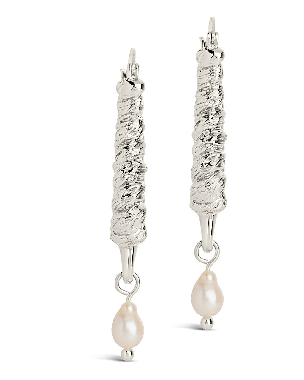 Sylvie Statement Hoops Earring Sterling Forever 