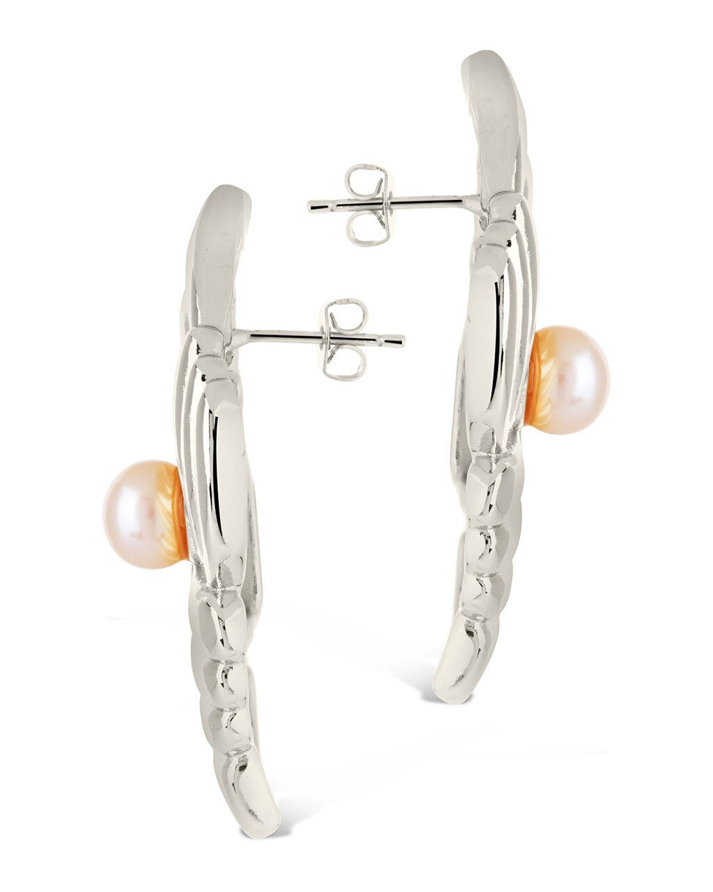 Fantaise Pearl Statement Stud Earrings - Sterling Forever