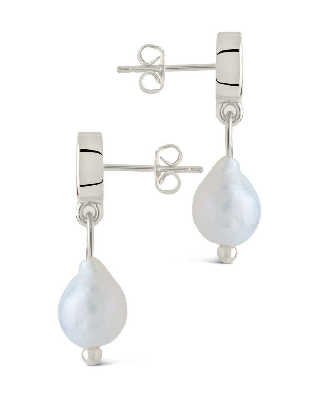 Penny CZ & Pearl Cluster Studs - Sterling Forever