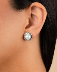 Eudora Pearl Studs - Sterling Forever