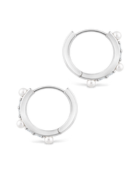 Kristina Pearl & CZ Hoops
