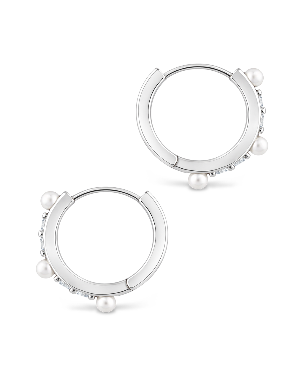 Kristina Pearl & CZ Hoops